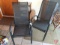 (2) metal frame patio chairs