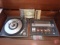 General electric stereo floor model with wood cabinet
