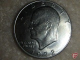 1972 Eisenhower silver dollar