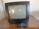 RCA 12in tube color track TV/television with remote