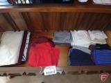 Socks, handkerchiefs and sweaters most are size large