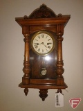 Wall clock, with key