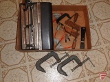 Master metal hole punch and clamps wood/metal