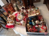 Christmas decorations, some vintage