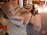 Upholstered over sized recliner