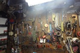 Hammers, wrenches, screw drivers, saws, pipe wrenches, clamps, c-clamps, pulleys,