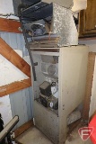 Lennox oil fired furnace with Beckett burner, duct work, fans, louvered floor vents