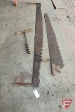 Cross cut saws and auger bit