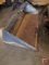 72in low profile universal quick attach skid steer bucket