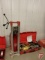 Hilti DD 130 core drill, w/stand and water tank; (2) 2-1/2'', 4'' dry bits and adapters