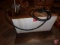 Diesel fuel transfer tank w/pump and nozzle 45in x 23in x 24in