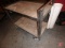 Metal cart with wheels