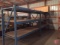 Pallet racking, 7ft tall, 4ft deep, 8ft wide, with shelf material; disassembled, palletized, and