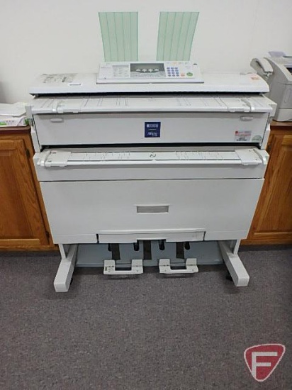 Ricoh Faicio 240W Plotter, 36 in w/ Dell Computer inc monitor, ups, keyboard