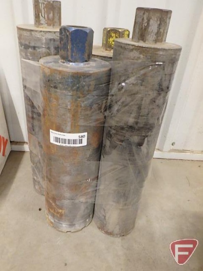 Used core bits, sizes 6in, two 4.5in, 4in