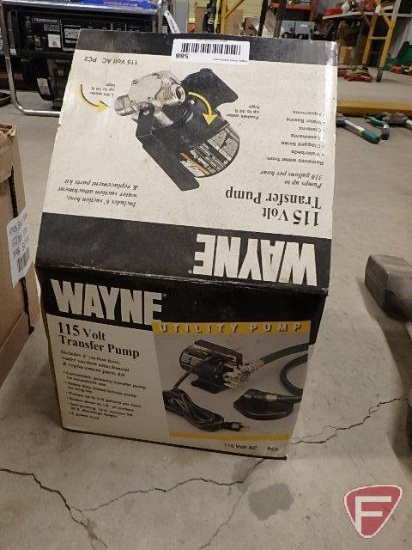 Wayne 150 volt transfer pump, 310 gph