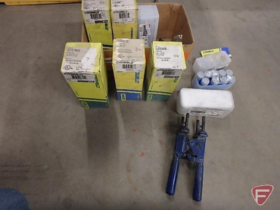 Cadweld exothermic welding dies,holder and loads