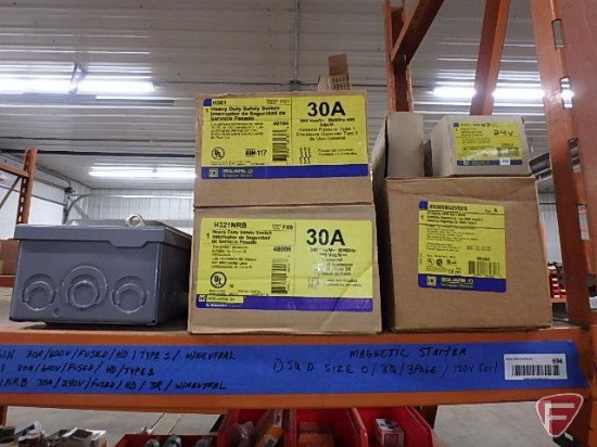 Magnetic starter, disconnects, H361N, H361, H321NRB