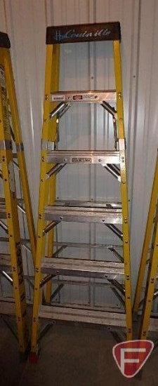 6ft fiberglass step ladders 375lb capacity