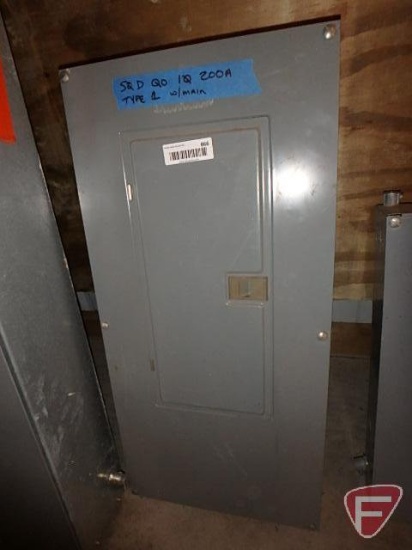 Temporary panel, 200amp, single phase, type 1 w/main