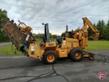 1997 Case 660 combo trencher and plow w/D125 backhoe, 978 hrs showing, diesel,
