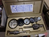 Electricians hole saw kit