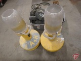 Two 175 watt metal halide portable lights