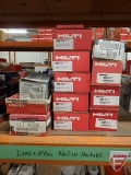 Lead and nylon nail-in anchors.. 2200 Hilti HPS-1.25 x 1in assorted others