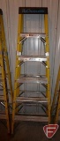 6ft fiberglass step ladders 375lb capacity