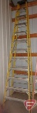 12ft fiberglass step ladders 375lb capacity