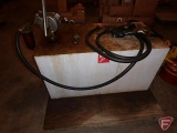 Diesel fuel transfer tank w/pump and nozzle 45in x 23in x 24in