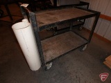Metal cart with wheels