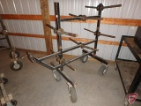 12 spool wire cart with wheels