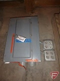 Temporary panel, 3 phase, 100 amp, type 1 w/o main