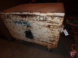 Gang box with wheels, 48x30x30in