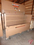 Knaack gang box with wheels, 72x30x49in