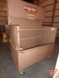 Knaack gang box with wheels, 60x30x49in