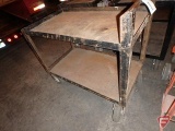 Metal cart with wheels