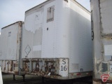 1984 Fruehauf 53' Semi Storage Trailer, VIN # 1h2v04826ea026503