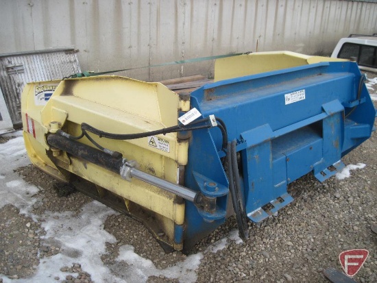 Front pusher 69" SnoVantage snow plow with 60" wings