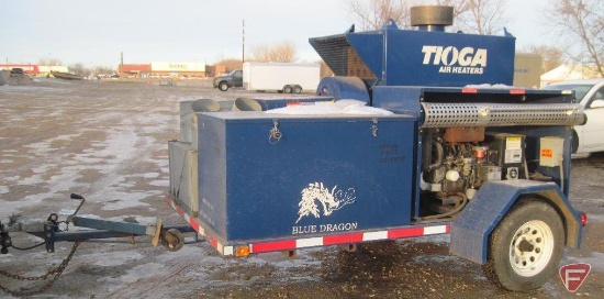 1999 Tioga Indirect Heater Trailer, SN: 99472618, Model: 1FD1.8SCOL, Blue Dragon, 1441 hours showing