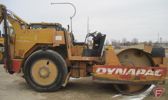 1991 Dynapac CA25A Roller with Cummins QSB 4.5 125HP engine, 5,239 hours, SN: 692B404