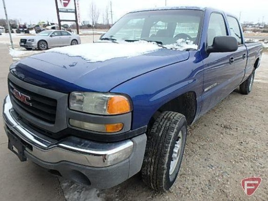 2003 GMC Sierra 4-door crew cab 2500 Pickup Truck VIN # 1gthc23u13f226926