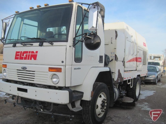 2007 Elgin Road Wizard Sweeper on Sterling SC8000 Truck, VIN # 49haadbv77dx61501