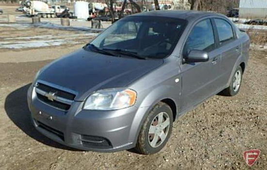 2007 Chevrolet Aveo Passenger Car, VIN # KL1TD56647B104930