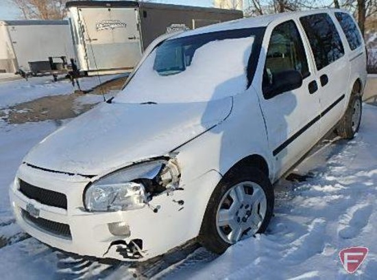 2008 Chevrolet Uplander Van, VIN # 1gbdv13w48d150517