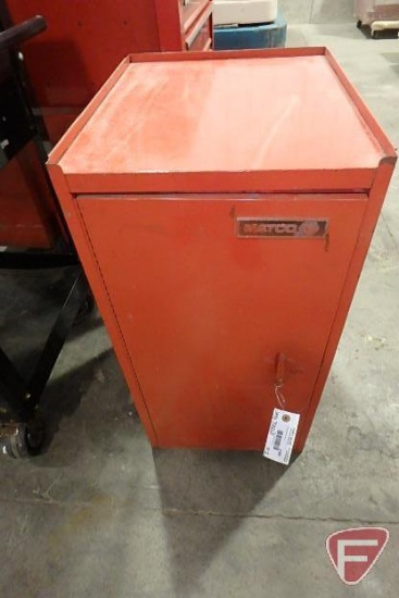 Matco metal storage cabinet, 30"X16"X18"