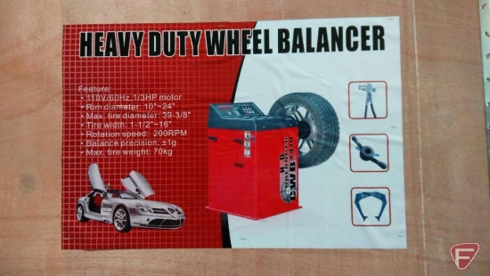 New Heavy Duty Wheel Balancer 110v 60hz