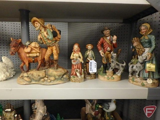 Pioneer themed figurines, All 5 pieces