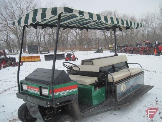 Cushman roundabout people mover with canopy, VIN: 1cunh3270rl002174, model 898631, 5662 hrs